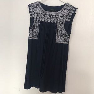 Cross stitched summer dress.